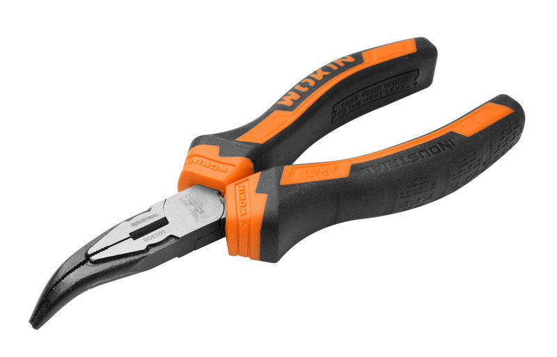 Kliešte pologuľaté zahnuté 160mm