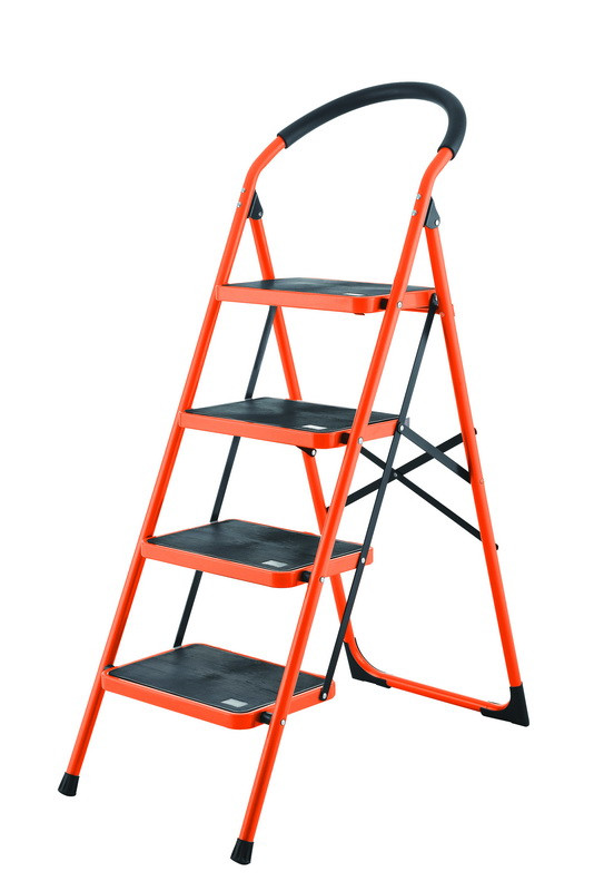 Oceľový rebrík 4 schodíky (max. 150kg)