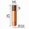 BINZEL Kontaktná špička M6/25 Ø 0,6mm