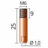 BINZEL Kontaktná špička na hliník M6/25 Ø 1,0mm