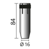Rozmery kónickej plynovej hubice Ø 16 (NW16), 84mm od značky TRAFIMET