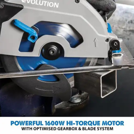 Okružná píla EVOLUTION S185CCSL 1600W + kotúč oceľ
