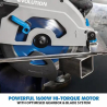 Okružná píla EVOLUTION S185CCSL 1600W + kotúč oceľ