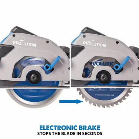 Okružná píla EVOLUTION S185CCSL 1600W + kotúč oceľ