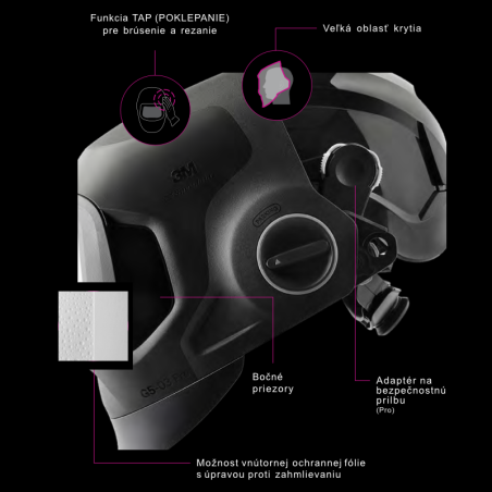 Samostmievacia zváracia kukla 3M™ Speedglas™ G5-03 PRO s filtrom G5‑01/03TW