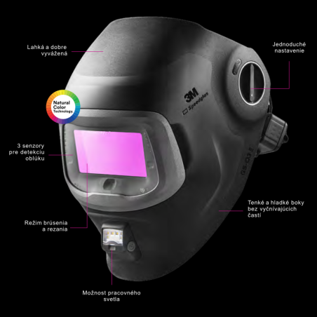 Funkcie 3M™ Speedglas™ G5-03 E