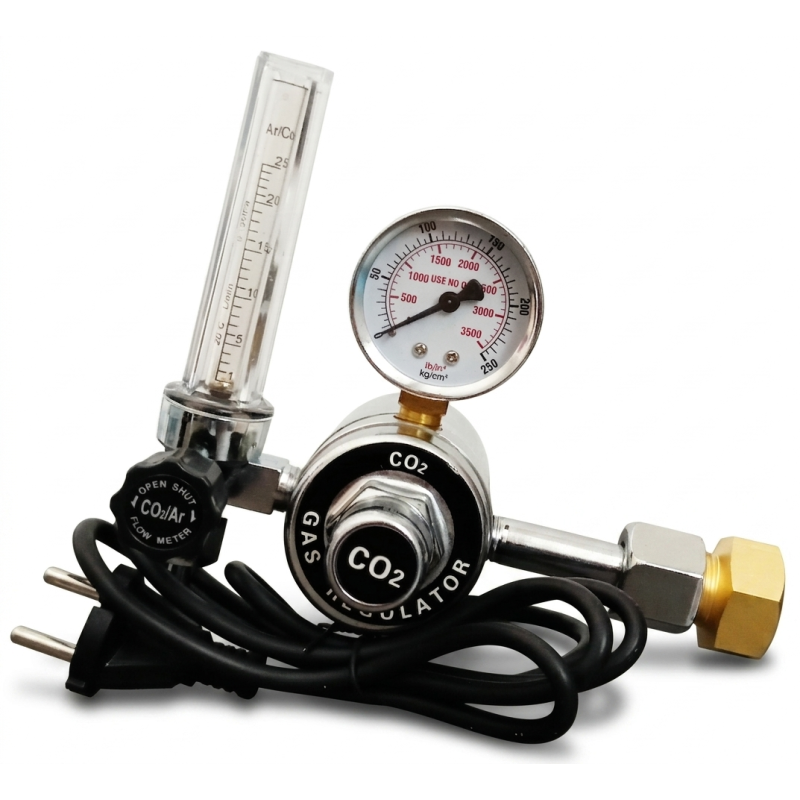 Redukčný ventil CO2 el. ohrev 230V/150W G3