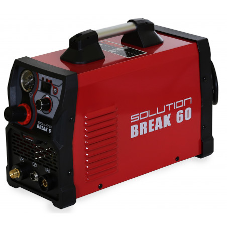 Plazmový rezací stroj SOLUTION BREAK 60 spredu a zboku
