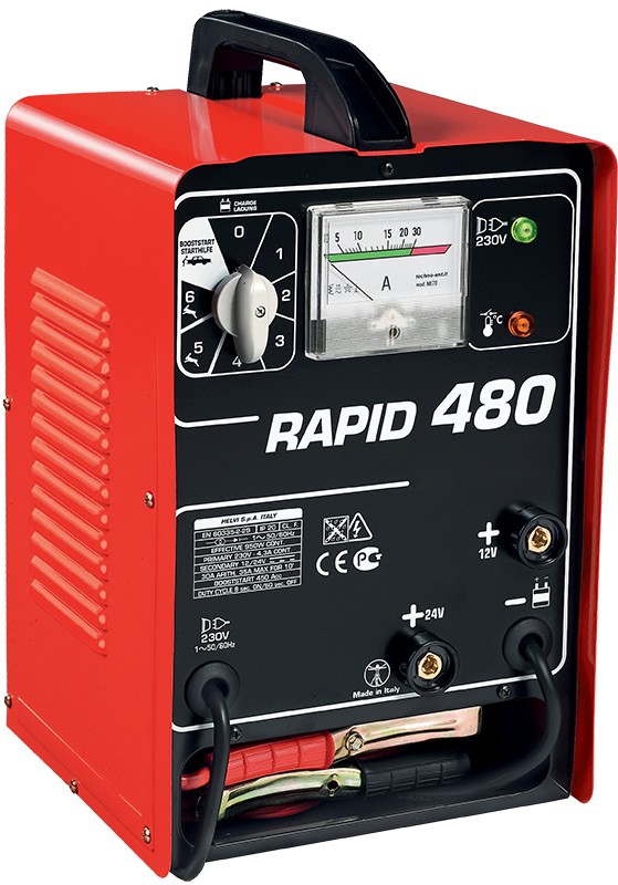 Autonabíjačka so štartovaním HELVI RAPID 480