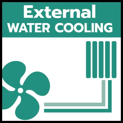 Ikona: External Water Cooling